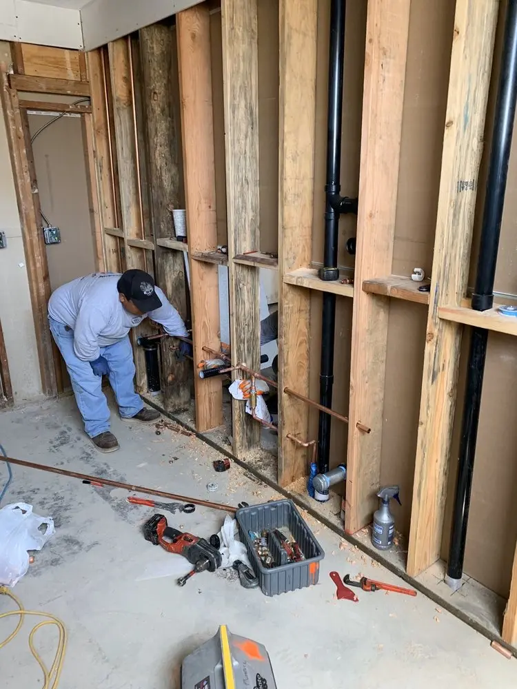 Commercial rough-in plumbing for Gas Line Repair in Bridgeview